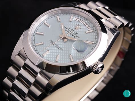 platinum daydate rolex|Rolex Day-Date 40 platinum.